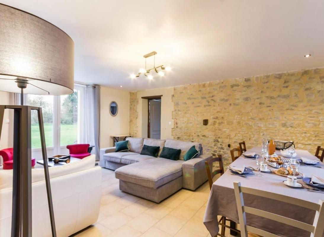 L'Ilot Pomme Cottage Campigny  Bagian luar foto